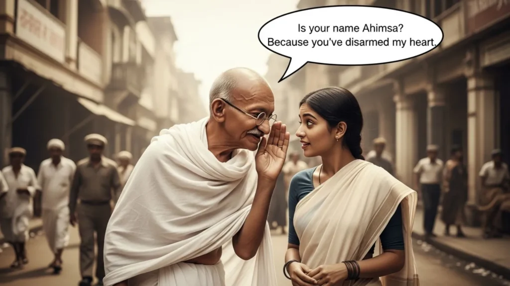 Funny Gandhi Pick Up Lines