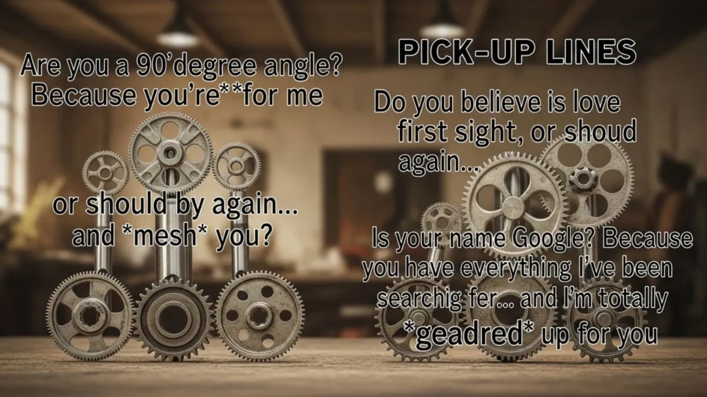 Funny Gear Pick Up Lines