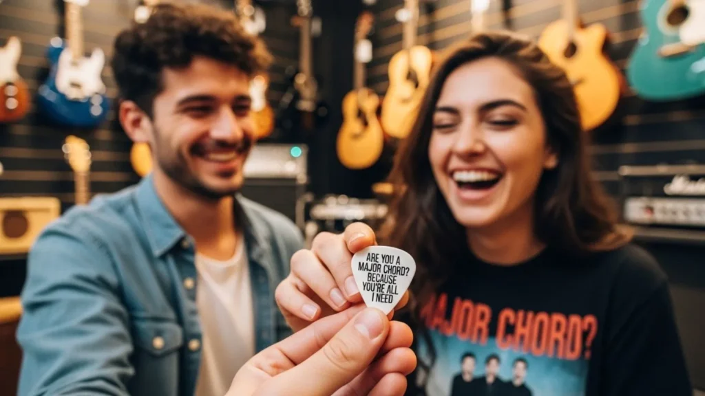 Funny Guitar Pick Up Lines 