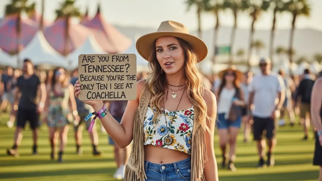 Random & Quirky Coachella Pick Up Lines