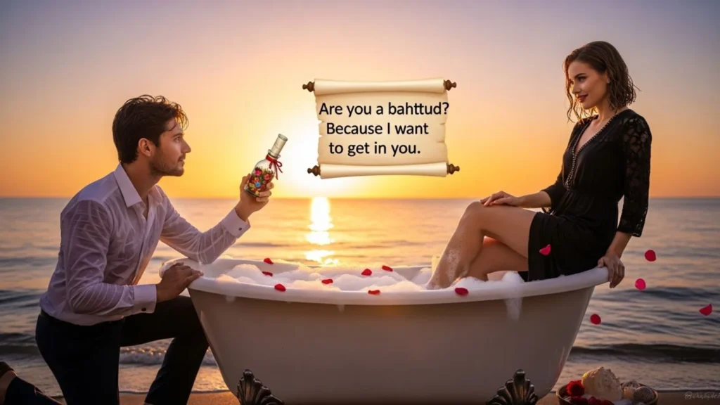 Romantic Bathtub Pick Up Lines