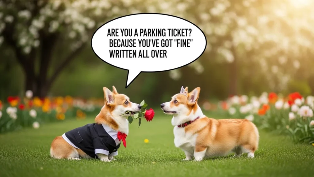 Romantic Corgi Pick Up Lines
