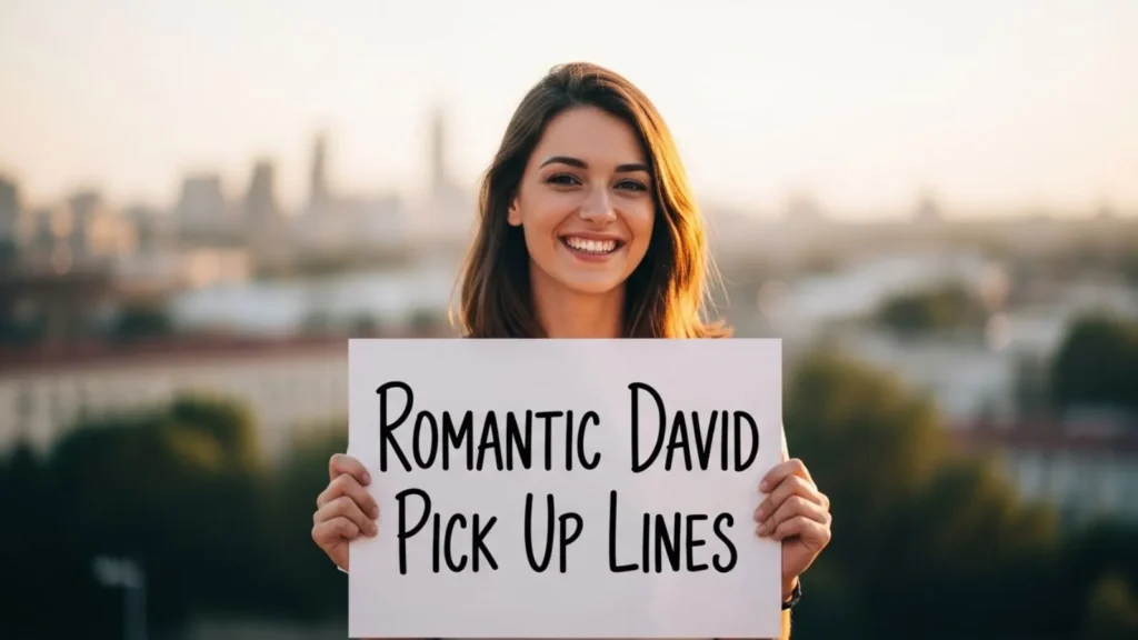 Romantic David Pick Up Lines