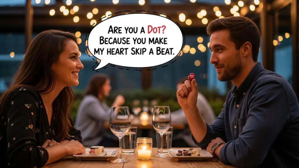 Romantic Dot Pick Up Lines
