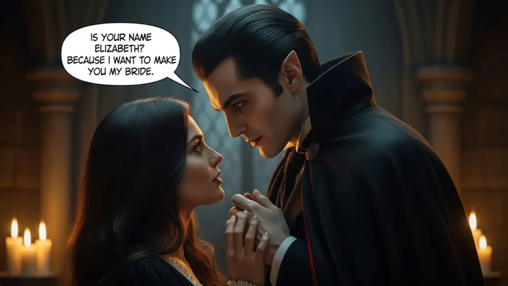 Romantic Dracula Pick Up Lines