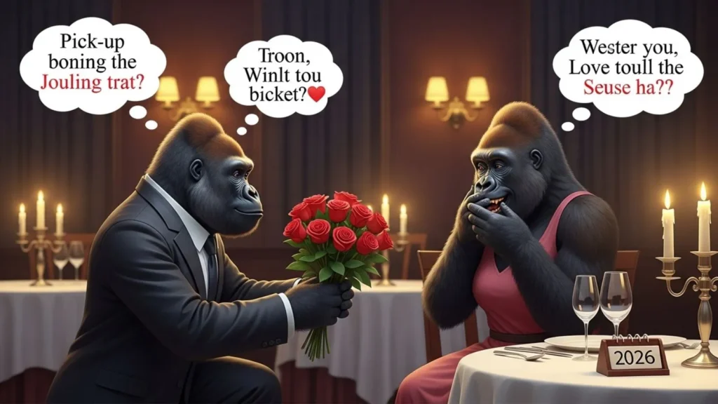 Romantic Gorilla Pick Up Lines for 2026