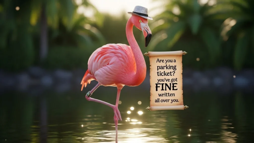 Sassy Flamingo Pick Up Lines