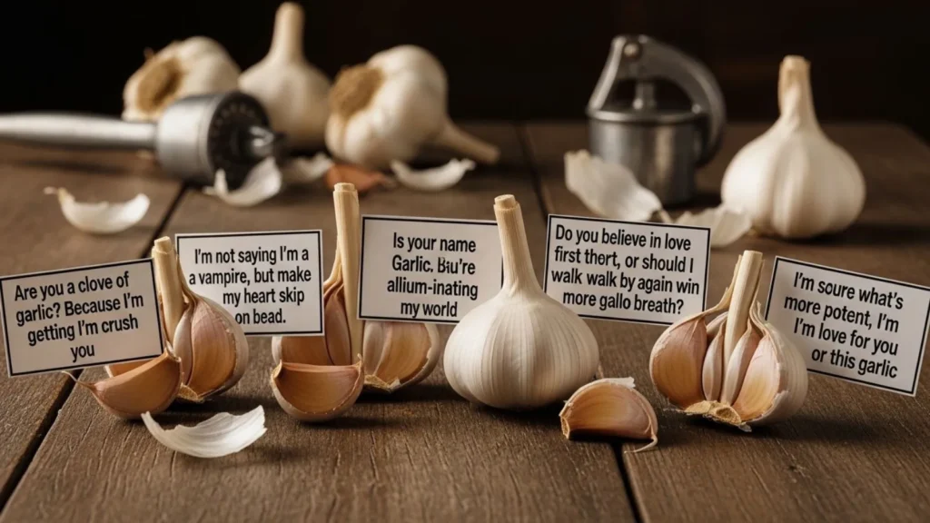 Short Garlic Pick Up Lines