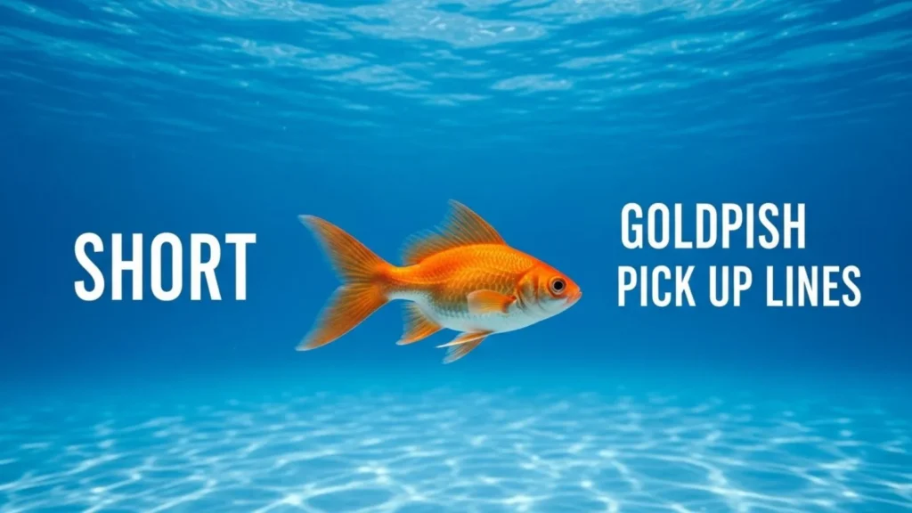 Short Goldfish Pick Up Lines