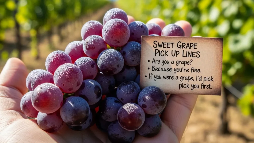 Sweet Grape Pick Up Lines