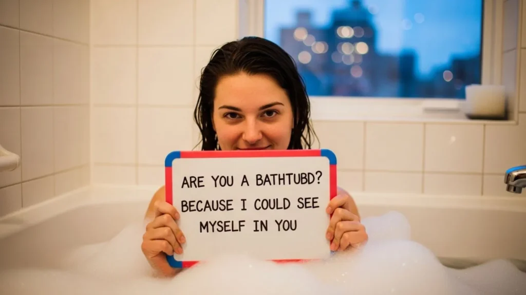 Witty Bathtub Pick Up Lines