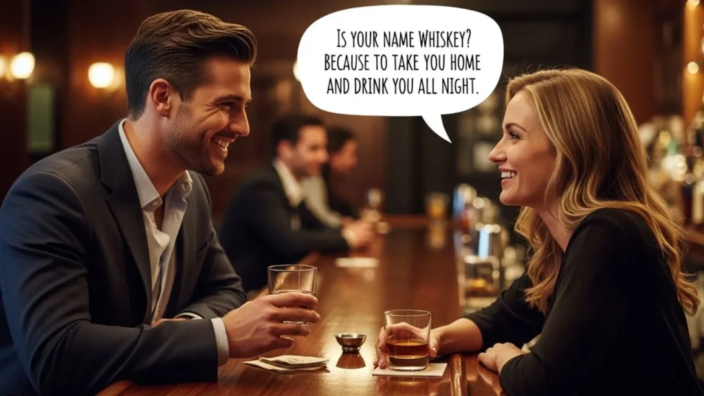 Witty Bourbon Pick Up Lines