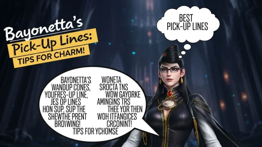 Best Bayonetta Pick Up Lines Tips