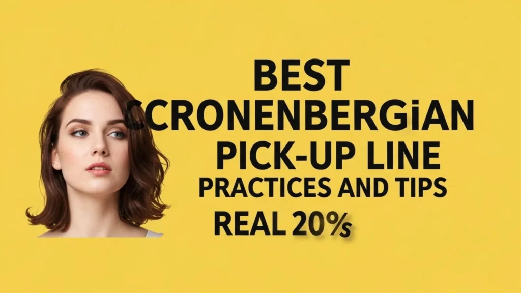 Best Cronenbergian Pick-Up Line Practices and Tips