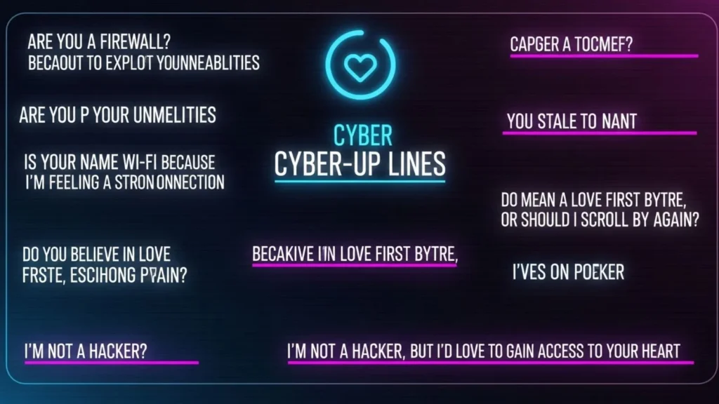 Bold and Confident Cyber Pick Up Lines