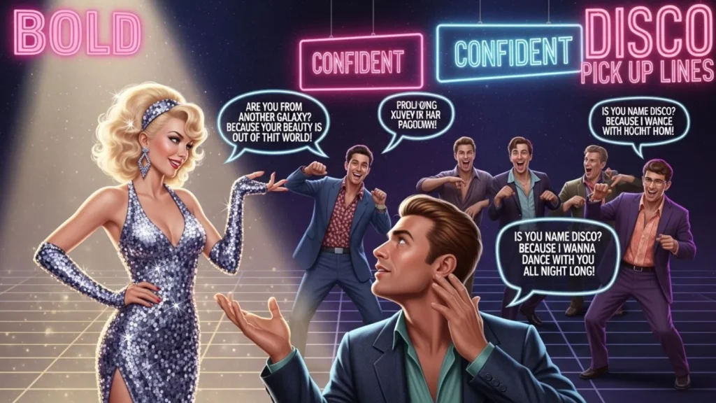Bold and Confident Disco Pick Up Lines 