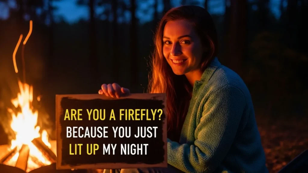 Bold Campfire Pick Up Lines 