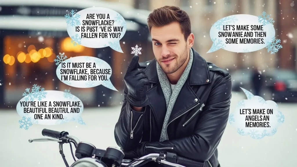 Bold / Confident Flake Pick Up Lines Ideas