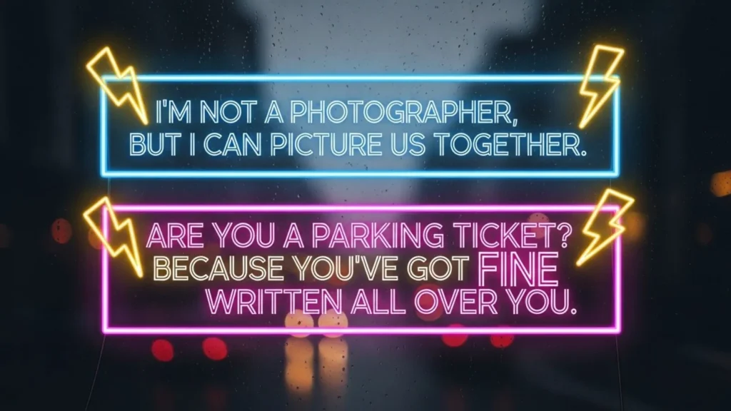 Bold / Confident Free Pick Up Lines