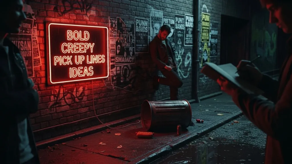 Bold Creepy Pick Up Lines Ideas