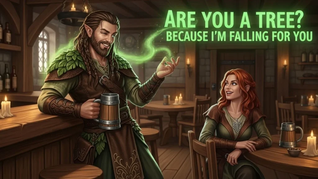 Bold Druidic Pick Up Lines