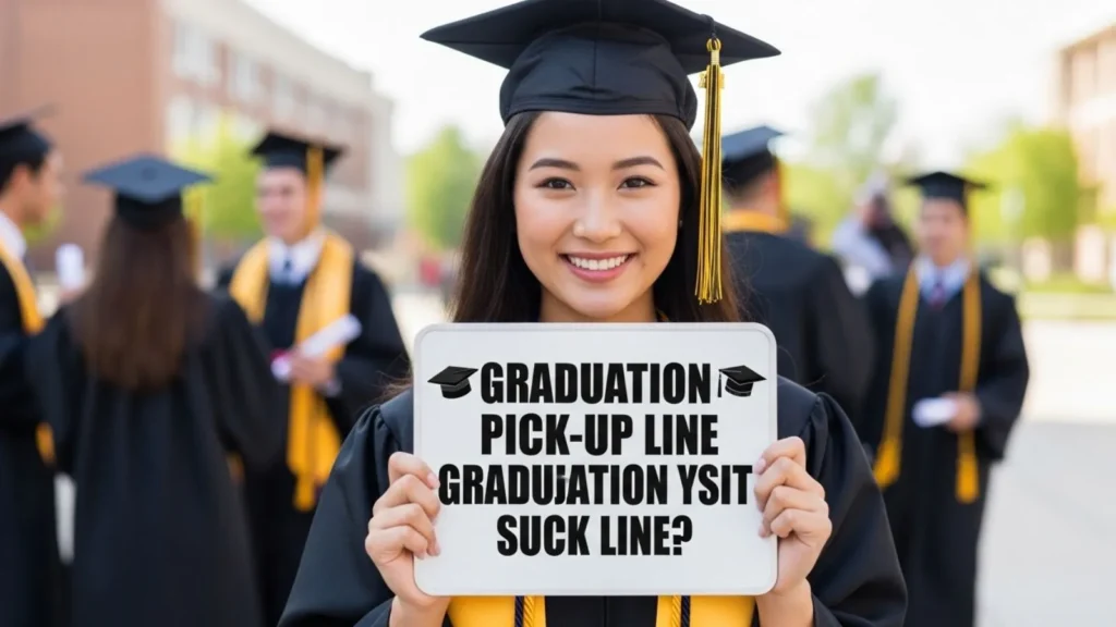 Bold Graduation Pick Up Lines 