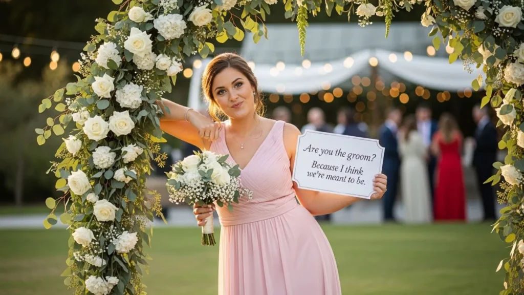 Bridesmaid Wedding-Themed Pick Up Lines