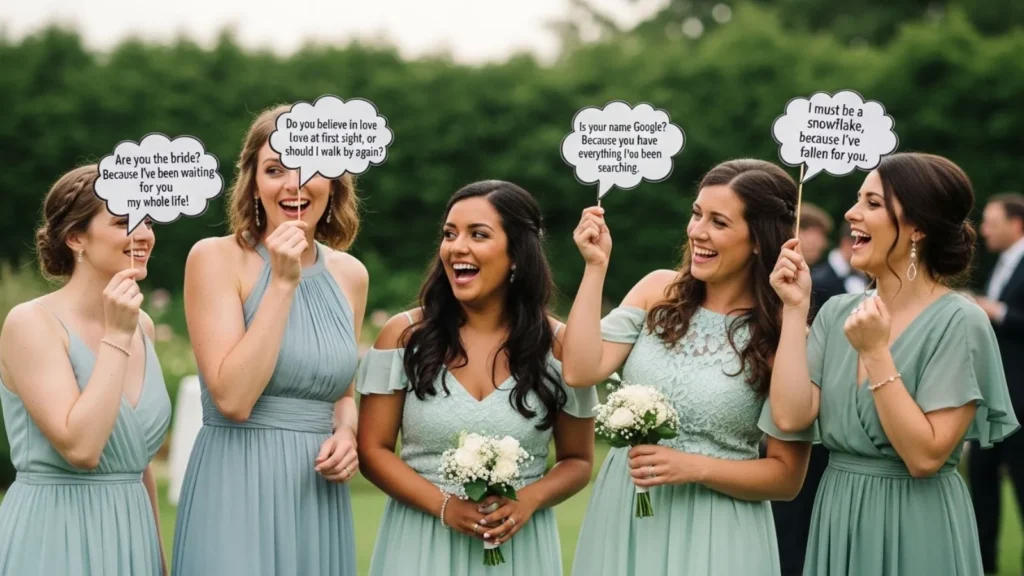Cheesy & Playful Bridesmaid Pick Up Lines 