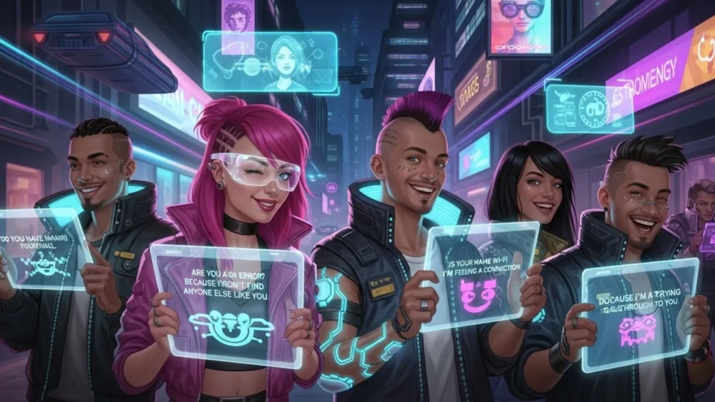 Cheesy and Playful Cyber Pick Up Lines