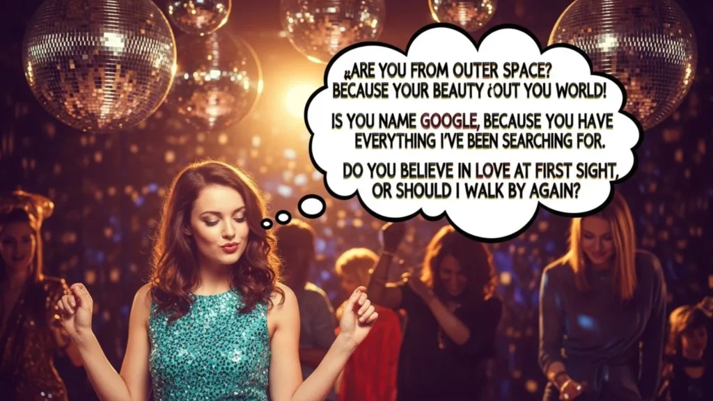 Cheesy and Playful Disco Pick Up Lines 