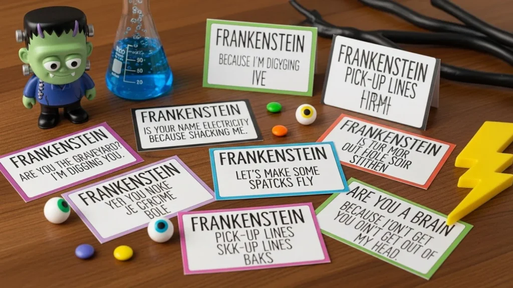 Cheesy and Playful Frankenstein Pick Up Lines 