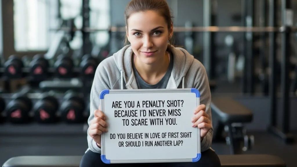 Cheesy Coaching Pick Up Lines