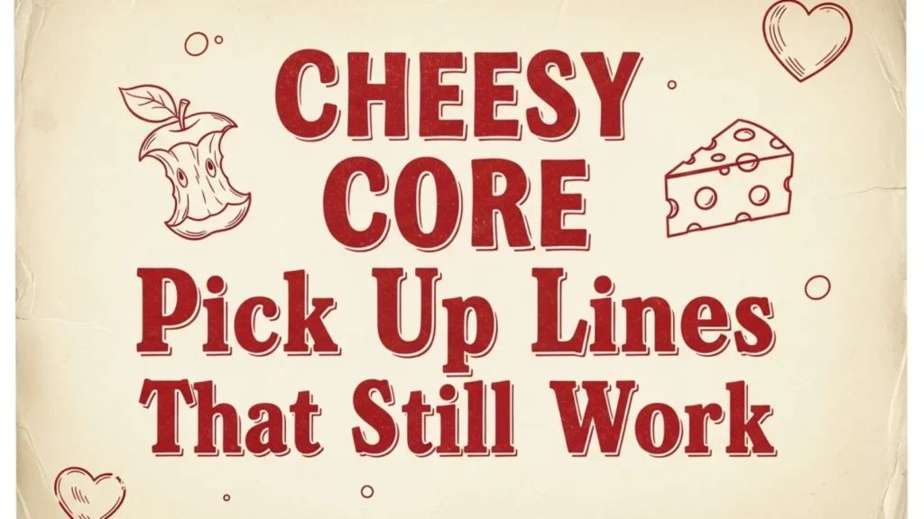 Cheesy Core Pick Up Lines That Still Work