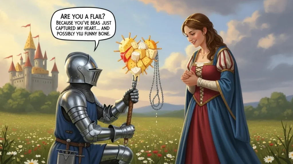 Cheesy Flail Pick Up Lines Suggestions