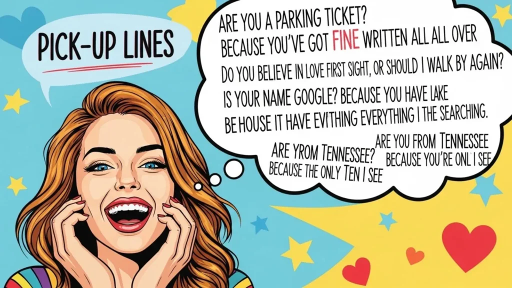 Cheesy / Playful Beautiful Pick Up Lines Suggestions