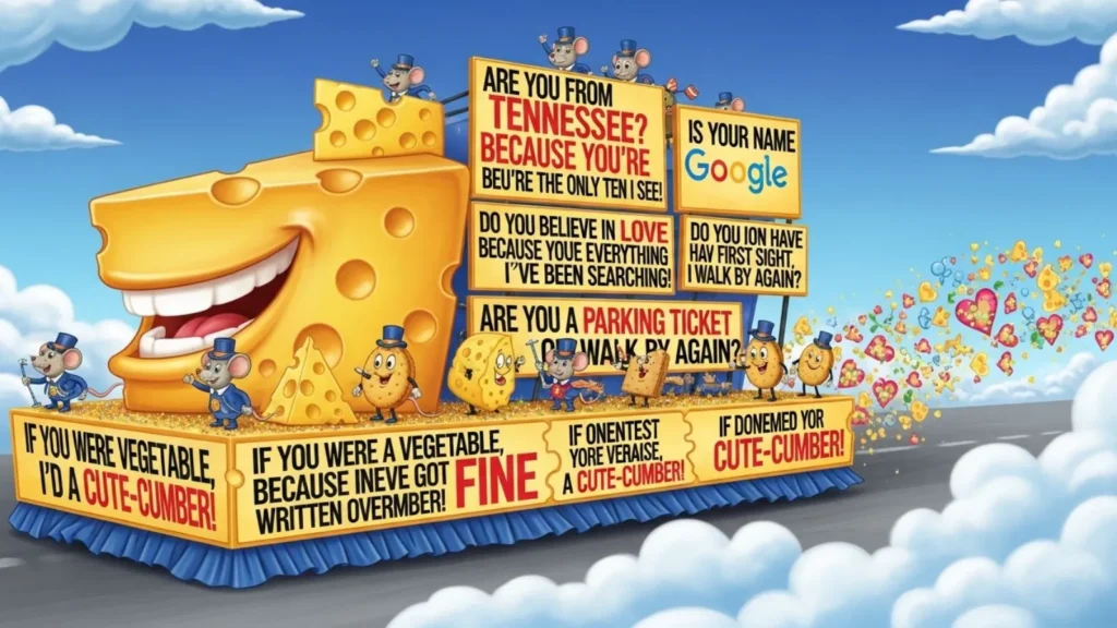 Cheesy / Playful Float Pick Up Lines