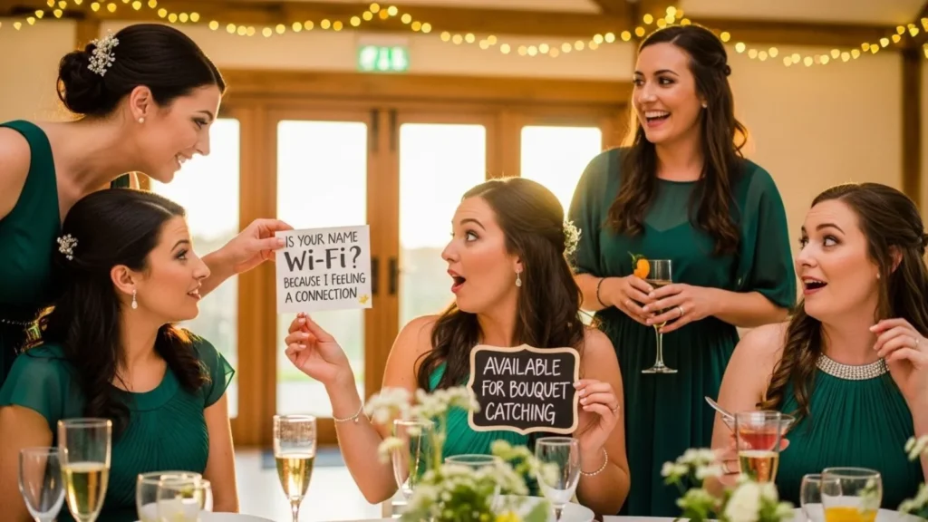 Clever & Unique Bridesmaid Pick Up Lines
