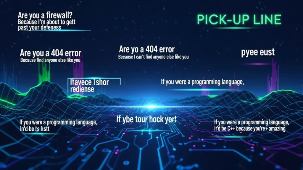 Clever and Unique Cyber Pick Up Lines