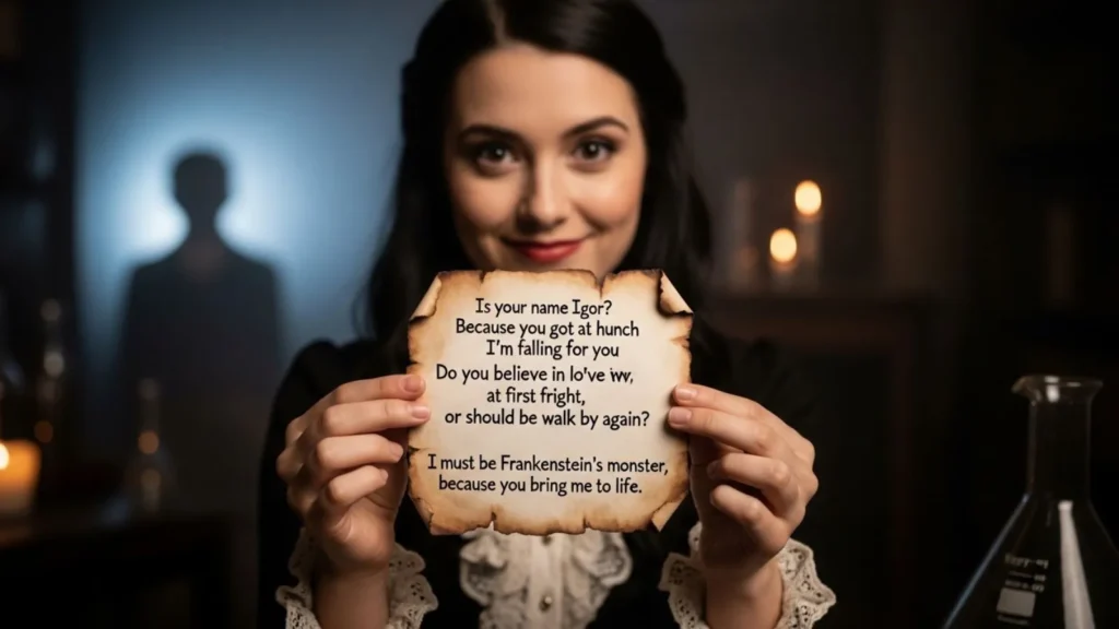 Clever and Unique Frankenstein Pick Up Lines  