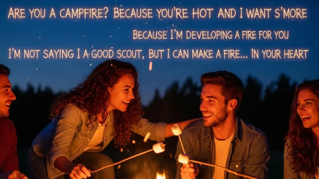 Clever Campfire Pick Up Lines
