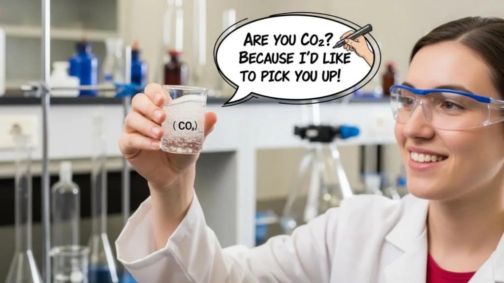 Clever CO2 Pick Up Lines