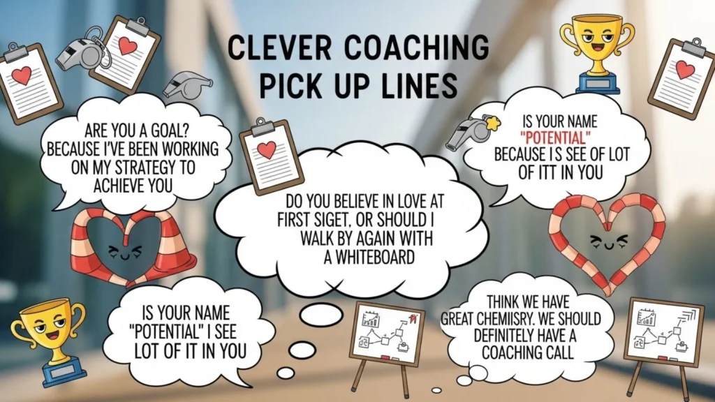Clever Coaching Pick Up Lines