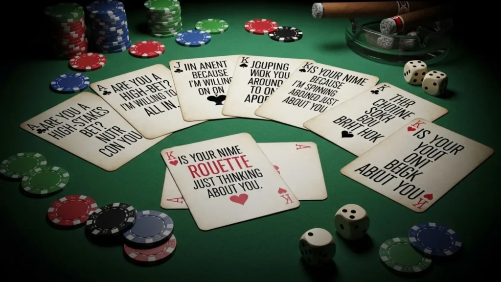 Clever Gambling Pick Up Lines That Stand Out From the Crowd