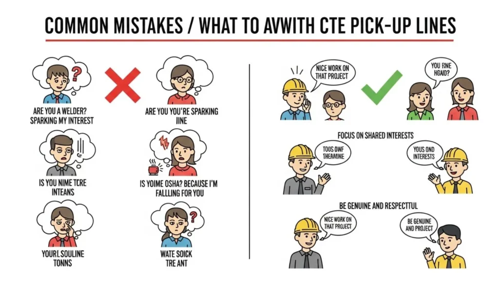 Common Mistakes / What to Avoid with Cte Pick Up Lines