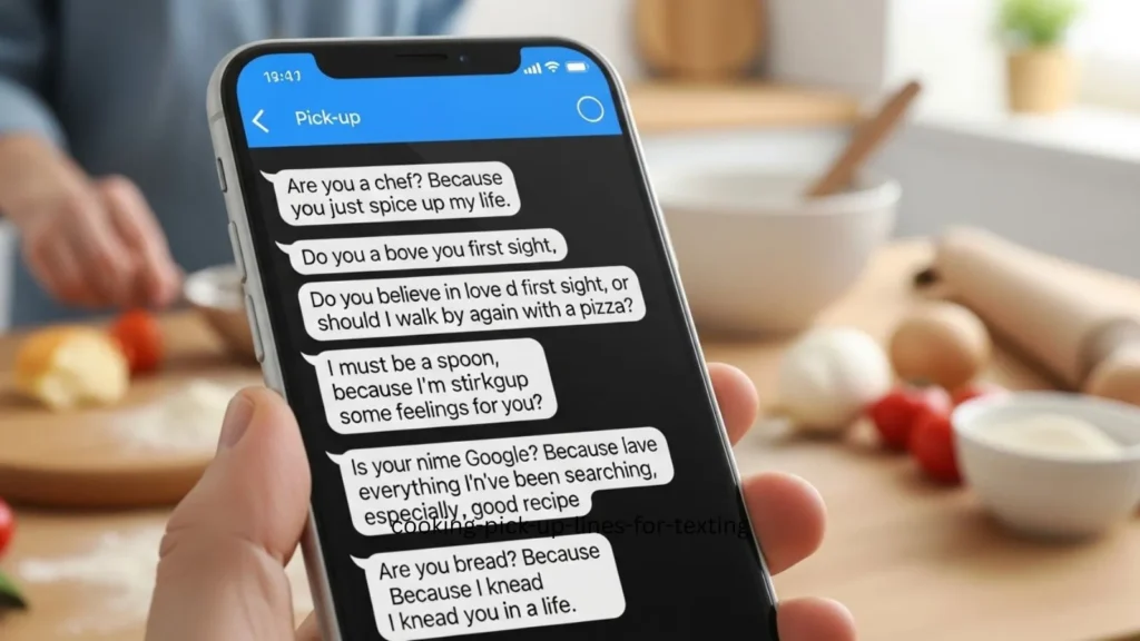 Cooking Pick Up Lines for Texting 