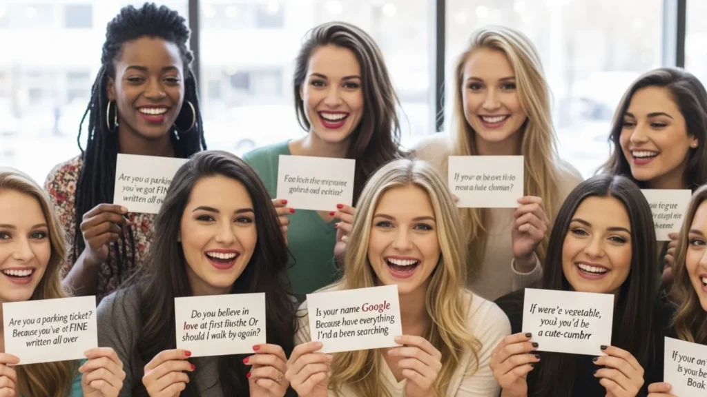 Cute / Charming Beauty Pick Up Lines Options