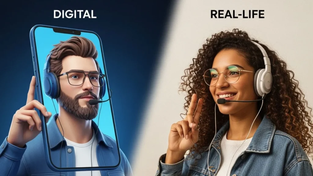 Digital vs Real-Life Flail Pick Up Lines