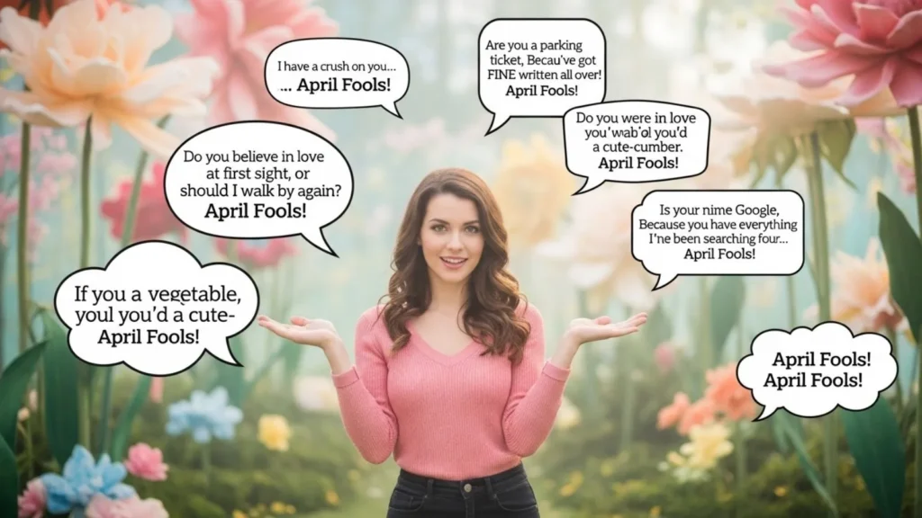Flirty April Fools Pick Up Lines Examples