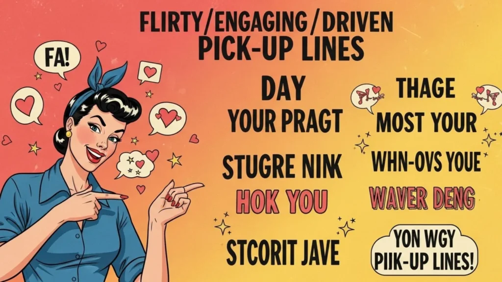 Flirty / Engaging Driven Pick Up Lines