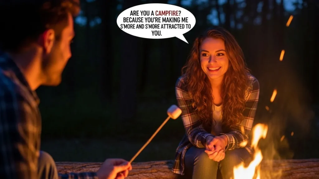 Funny Campfire Pick Up Lines 